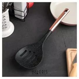 Шумовка «Блеск», 35 см, цвет бронзовый