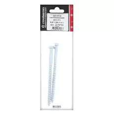 Шуруп 8,0х120 сантехнический, DIN 571, цинк, уп. 2 шт.