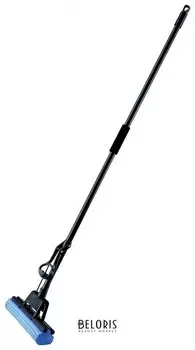 Швабра самоотжимная, роликовый отжим, насадка PVA 26 см, черенок 110 см, ЛАЙМА