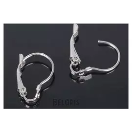 Швензы с французской застёжкой, цвет серебро, 19 мм (набор 5 пар)