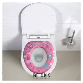 Сиденье для унитаза детское «Принцесса», 29,5×27×5 см