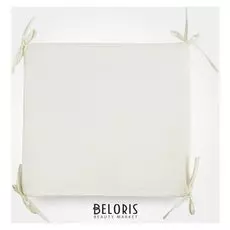 Сидушка на стул бамбук, цвет молочный, 34х34х1,5 см