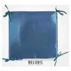 Сидушка на стул тафта, цвет морская волна, 34х34х1,5 см