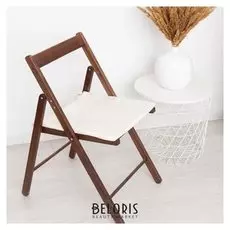 Сидушка на стул жаккард фиалка молочный 40х40х1,5см пэ100%