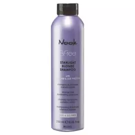 Сияющий шампунь для волос цвета Блонд Nook Bfree Starlight Blonde Shampoo (Объем 250 мл)