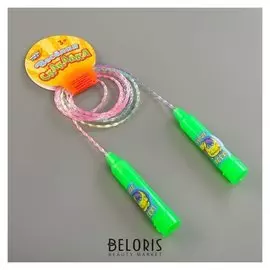 Скакалка детская «Выше всех», цвет зелёный