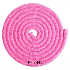 Скакалка гимнастическая утяжелённая, 2,5 м, 150 г, цвет неон розовый