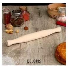 Скалка бочонок, берёза, 30×3,5 см