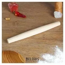 Скалка бочонок, берёза, 35×3,5 см