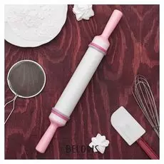 Скалка с ограничителями кондитерская 35,5×4,5 см