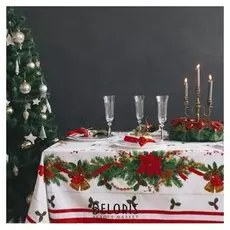 Скатерть этель "Рождественский балл"150х180 см, хлопок 100%
