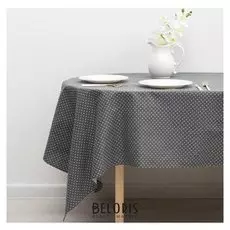 Скатерть доляна 145х145 см «Горох»
