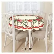 Скатерть круглая рис. 21 145х145 см, габардин, п/э 100%