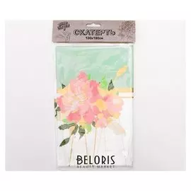 Скатерть «Пионы», 130х180 см