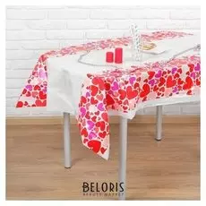 Скатерть «Сердца», 108х180 см