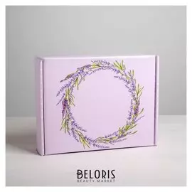 Складная коробка «Лаванда», 27 × 21 × 9 см