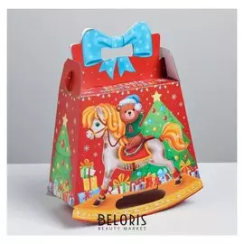 Складная коробка «Подарок в новый год», 23 х 29 х 11 см, вместимость - 800 гр.