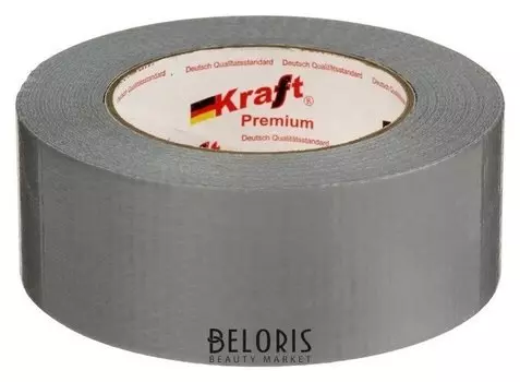 Скотч армированный Kraft, 50 мм х 50 м, серый