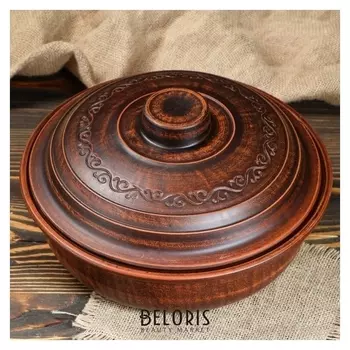 Сковорода "Дымленая", с крышкой, 2.5 л