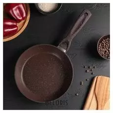 Сковорода кованая Master Star, 22х4 см, индукция, ручка Soft-touch