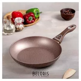 Сковорода кованая «Соты», D=22 см, индукция