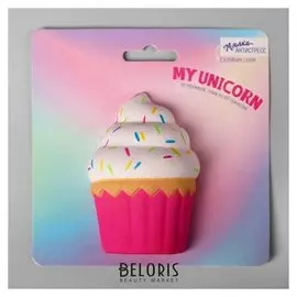 Сквиш-наклейка Сладкий кексик клейкий слой