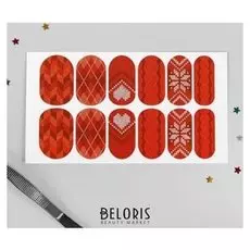 Слайдер-дизайн для ногтей "Скандинавский орнамент"