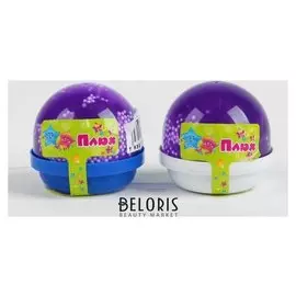 Слайм Плюх фиолетовый с шариками