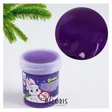 Слайм «Зайчик в шапке», фиолетовый, 40г