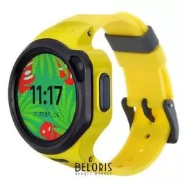 Смарт-часы Elari Kidphone 4gr, детские, цветной дисплей 1.3", камера, помощник алиса, желтые