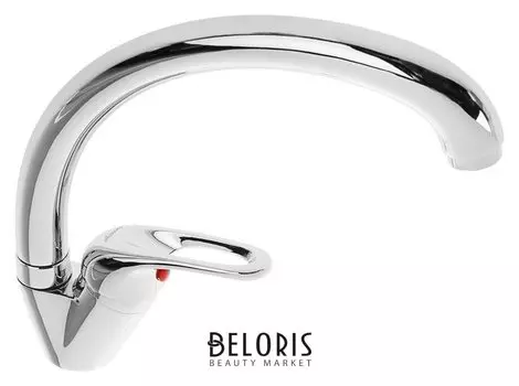 Смеситель для кухни Accoona A5060, однорычажный, силумин, хром