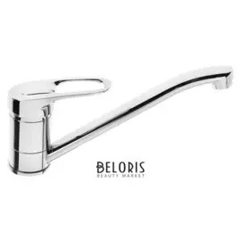 Смеситель для кухни Aquakratos ак6025, однорычажный, длина излива 22 см, хром