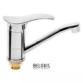 Смеситель для кухни Aquakratos ак6301, однорычажный, длина излива 16 см, хром