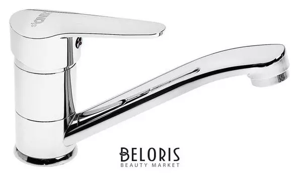 Смеситель для кухни Onix а-1104, однорычажный, короткий излив, хром