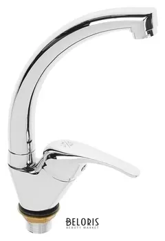 Смеситель для кухни RMS Sl128-011f, однорычажный, высокий излив, на гайке, хром