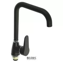 Смеситель для кухни RMS Sl77bl-017f-1, однорычажный, высокий излив, черный