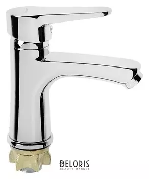 Смеситель для раковины Accoona A96111, однорычажный, с гайкой, силумин, хром