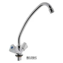 Смеситель для раковины "Центр сантехники" 41064, двухвентильный, на гайке, хром