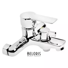 Смеситель для ванны Aflorn "Caen", хром, 3-функциональная лейка D100мм, картридж 35мм