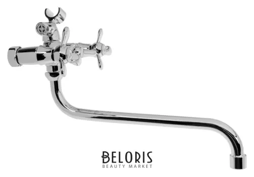 Смеситель для ванны Haiba Hb2212, двухвентильный, хром