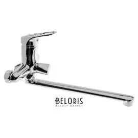 Смеситель для ванны Haiba Hb2237, однорычажный, длинный излив, хром