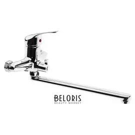 Смеситель для ванны "Олимп" ос2721, однорычажный, длина излива 30 см, хром