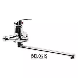 Смеситель для ванны "Олимп" ос2722, однорычажный, длина излива 30 см, хром