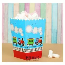 Снек-бокс «Паровоз», набор 6 шт.