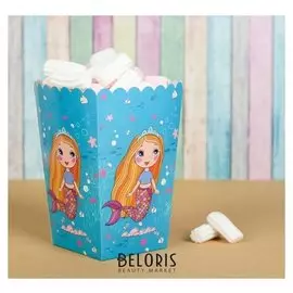 Снек-бокс «Русалочка», набор 6 шт.