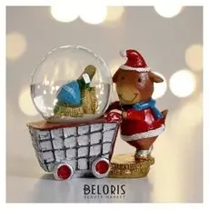 Снежный шар «Тележка»