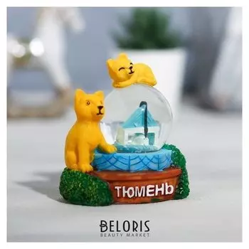 Снежный шар «Тюмень. мост влюблённых»