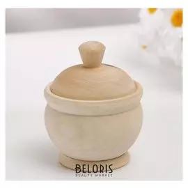 Солонка без росписи, 8,5×6 см