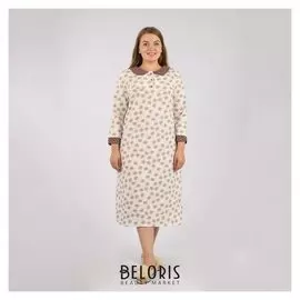 Сорочка женская, цвет шампань, размер 58