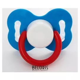 Соска-пустышка "Just Lubby" с колпачком, от 6 мес., силикон, классический сосок